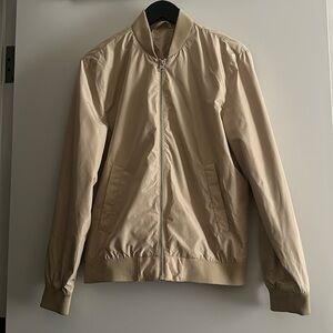 Oversized waterproof bomber jacket